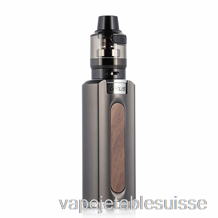 Vape Suisse Perdu Vape Grus 100w Starter Kit Gunmetal / Bois De Noyer